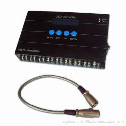 DMX Controller, Available in Various Models and 12 to 24V DC Voltage